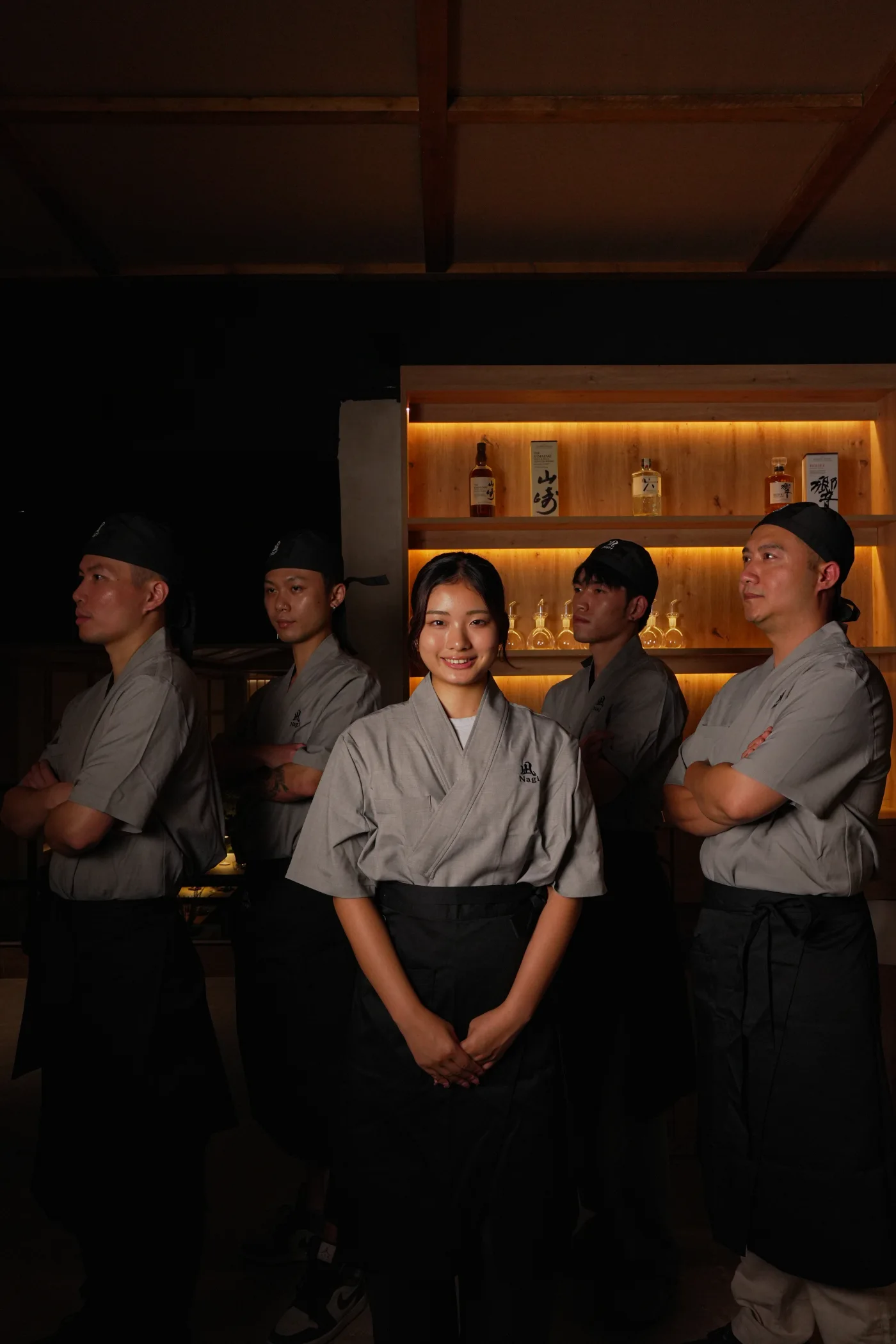 El equipo del restaurante NAGI